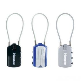 Master Lock 4684EURD Kablolu Şifreli Asma Kilit