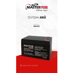 Master Plus MP1212 12 V 12 Ah Kuru Akü