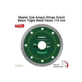 Master Seramik 115 mm İnce Hassas Kesim Granit Mermer Kesici