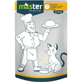 Master Tavuk Etli Pouch Kedi Maması 80 Gr Ödül Maması