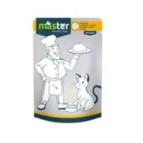 Master Tavuk Etli Pouch Yetişkin 80 gr Kedi Yaş Maması