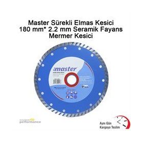 Master Turbo Elmas Kesici Delikli 180 mm Fayans Granit Kesici