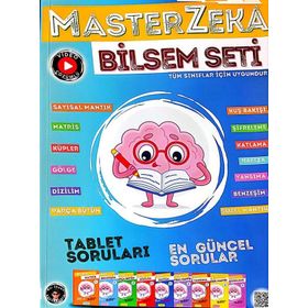 Master Zeka Tüm Sınıflar İçin Bilsem Soru Bankası ve Deneme Seti 2 Kitap