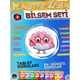 Master Zeka Tüm Sınıflar İçin Bilsem Soru Bankası ve Deneme Seti 2 Kitap