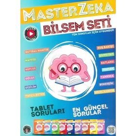 Master Zeka Tüm Sınıflar İçin Bilsem Soru Bankası ve Deneme Seti 2 Kitap