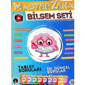 Master Zeka Tüm Sınıflar İçin Bilsem Soru Bankası ve Deneme Seti 2 Kitap