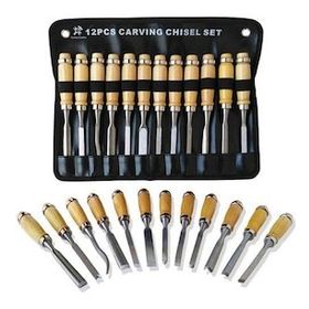 MasterCare 715248 Elena 12 Parça Çantalı Ağaç Oyma ve Kesici Set