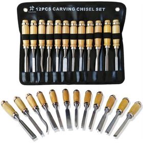 MasterCare 715248 Elena 12 Parça Çantalı Ağaç Oyma ve Kesici Set
