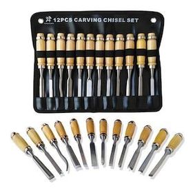 MasterCare 715248 Elena 12 Parça Çantalı Ağaç Oyma ve Kesici Set