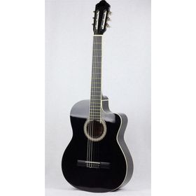 Masterwork LC 3900 CEQ BK Elektro Klasik Gitar