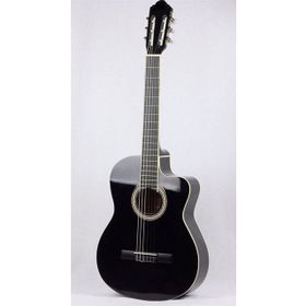 Masterwork LC 3900 CEQ BK Elektro Klasik Gitar