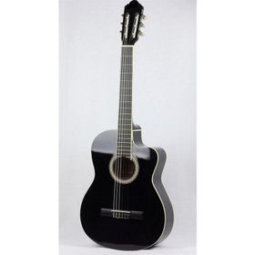 Masterwork LC 3900 CEQ BK Elektro Klasik Gitar