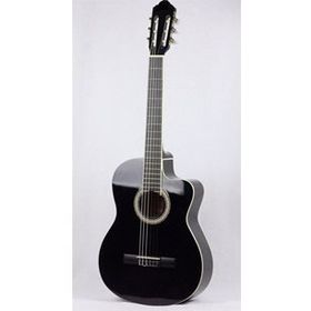 Masterwork LC 3900 CEQ BK Elektro Klasik Gitar