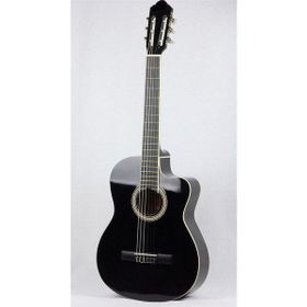 Masterwork LC 3900 CEQ BK Elektro Klasik Gitar