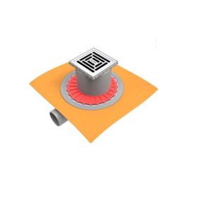 MasterX 15x15 Mat Yandan Çıkışlı Yalıtımlı Noktasal Su Gideri