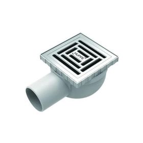 MasterX 15x15 Mat Yandan Çıkışlı Yalıtımsız Noktasal Su Gideri