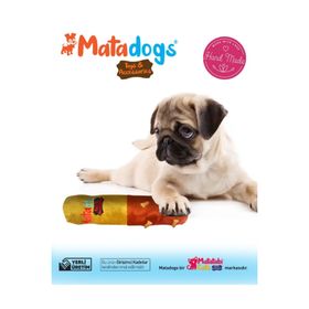 Matatabi Cats Mata Dogs Rull Zeka Geliştirici Peluş Sesli 22 cm Köpek Oyuncağı