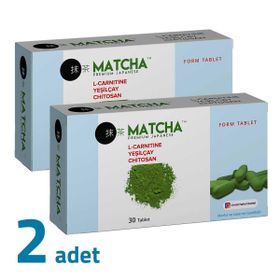 Matcha Premium Japanese L-Karnitin Yeşilçay Chitosan 2x30 Tablet