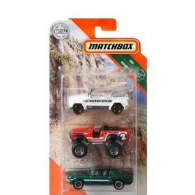 Matchbox 3'lü Araba Seti