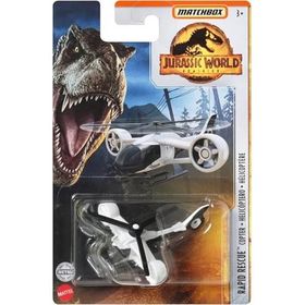 Matchbox FMW90 HBH04 Rapid Rescue Copter Jurassic World Tekli Araçlar