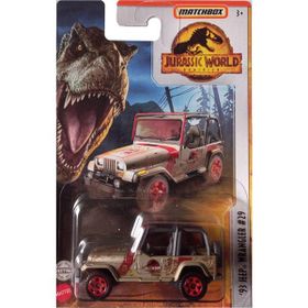 Matchbox FMW90 HBH07 93 Jeep Wrangler Jurassic World Tekli Araçlar