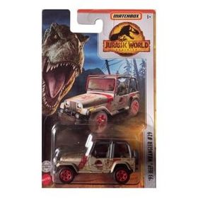 Matchbox FMW90 HBH07 93 Jeep Wrangler Jurassic World Tekli Araçlar