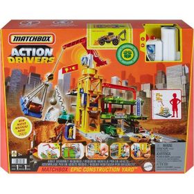 Matchbox HPD63 Aksiyon Sürücüleri Muhteşem İnşaat Alanı Oyun Seti