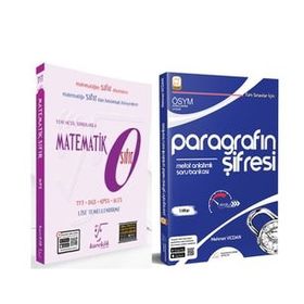 Matematik 0 ve Paragrafın Şifresi Metot Anlatımlı Soru Bankası 2 Kitap Set-Karekök Yayınları