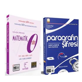 Matematik 0 ve Paragrafın Şifresi Metot Anlatımlı Soru Bankası 2 Kitap Set-Karekök Yayınları