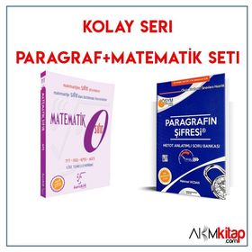 Matematik 0 ve Paragrafın Şifresi Metot Anlatımlı Soru Bankası 2 Kitap Set-Karekök Yayınları