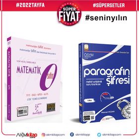 Matematik 0 ve Paragrafın Şifresi Metot Anlatımlı Soru Bankası 2 Kitap Set-Karekök Yayınları