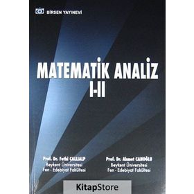 Matematik Analiz 1 - 2 - Ahmet Canoğlu Fethi Çallıalp