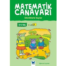 Matematik Canavarı - Etkinliklerle Sayılar 3-5 Yaş - Becky Hempstock Carol Medcalf
