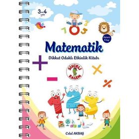 Matematik - Dikkat Odaklı Etkinlik Kitabı Sihirli Kalem