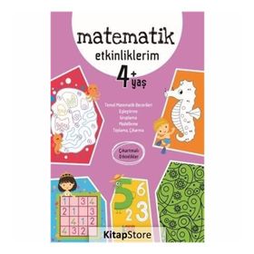 Matematik Etkinliklerim - 4+ Yaş (5 Yaş) - Erdem Yayınları