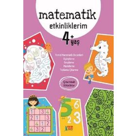 Matematik Etkinliklerim - 4+ Yaş (5 Yaş) - Erdem Yayınları