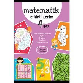Matematik Etkinliklerim - 4+ Yaş (5 Yaş) - Erdem Yayınları