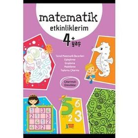Matematik Etkinliklerim - 4+ Yaş (5 Yaş) - Erdem Yayınları