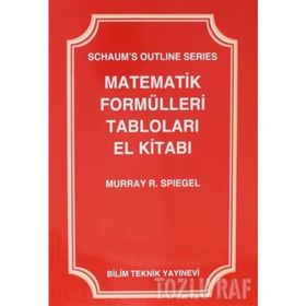 MATEMATIK FORMÜLLERI TABLOLARI EL KITABI - MURRAY R. SPIEGEL (ISBN:9789755400228)