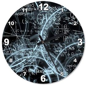 Matematik Formülü Baskılı Duvar Saati