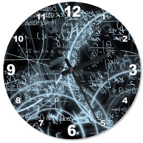 Matematik Formülü Baskılı Duvar Saati