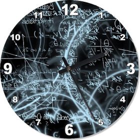 Matematik Formülü Baskılı Duvar Saati