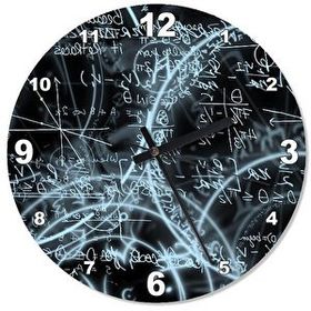 Matematik Formülü Baskılı Duvar Saati