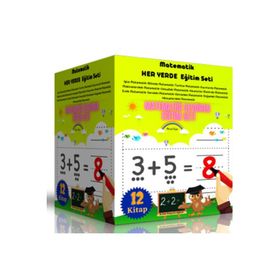 Matematik Her Yerde Eğitim Seti 12 Kitap Enine Boyuna Eğitim