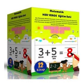 Matematik Her Yerde Eğitim Seti 12 Kitap Enine Boyuna Eğitim