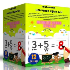 Matematik Her Yerde Eğitim Seti 12 Kitap Enine Boyuna Eğitim