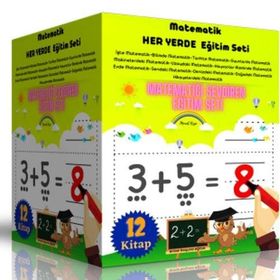 Matematik Her Yerde Eğitim Seti 12 Kitap Enine Boyuna Eğitim