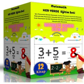 Matematik Her Yerde Eğitim Seti 12 Kitap Enine Boyuna Eğitim