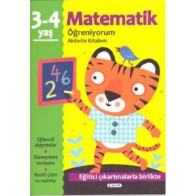 Matematik Öğreniyorum 3-4 Yaş Aktivite Kitabım - kollektif
