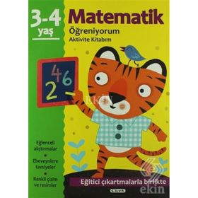 Matematik Öğreniyorum 3-4 Yaş Aktivite Kitabım - kollektif